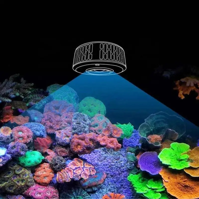 A7 II WiFi App Phone Control Full Spectrum 100W LED Aquarium Light for Reef Fish Tank