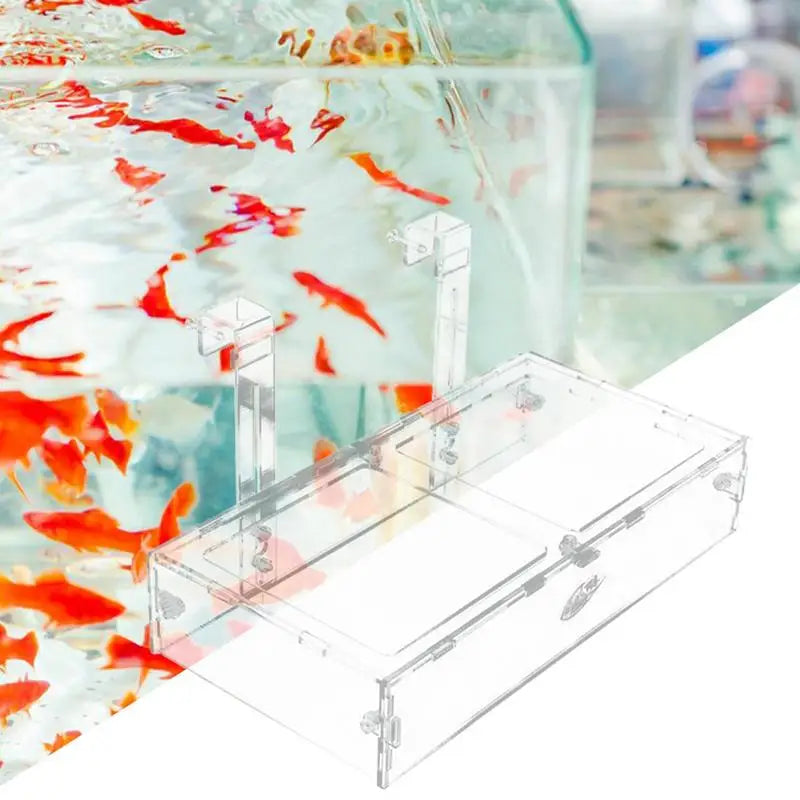 Acrylic Aquarium Shrimp Feeder & Breeding Isolation Box