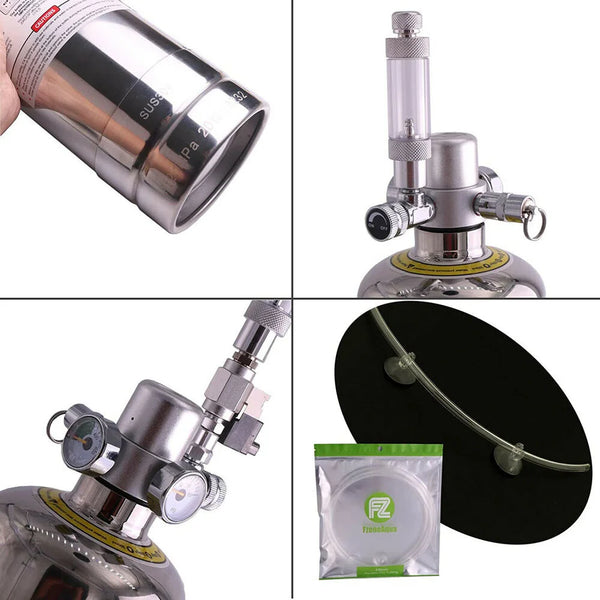 2.5/4L Stainless Steel CO2 Generator for Aquariums & Plant Breeding