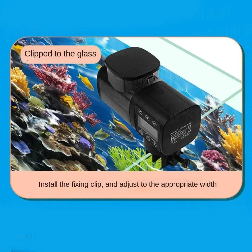 Automatic Fish Feeder with LCD Timer - 250ML/500ML Aquarium Food Dispenser