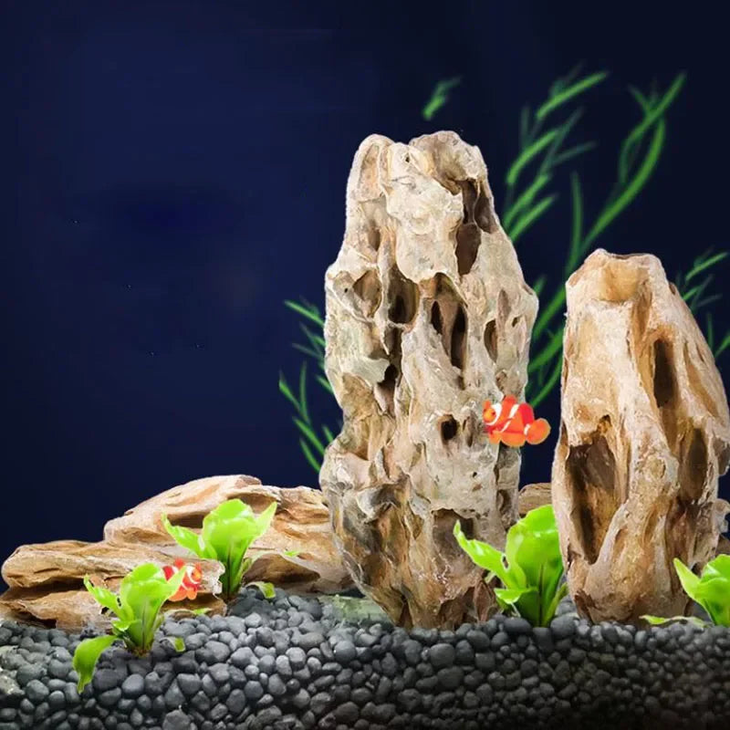 fish tank accessory ideas decorating Natural Aquarium Decor Stone for Fish Tank Landscaping – PlantedPro