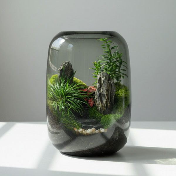 Green Mountain - Microlandscape [Including Internal Plants + Decoration]