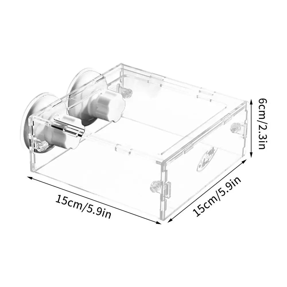 Acrylic Aquarium Shrimp Feeder & Breeding Isolation Box