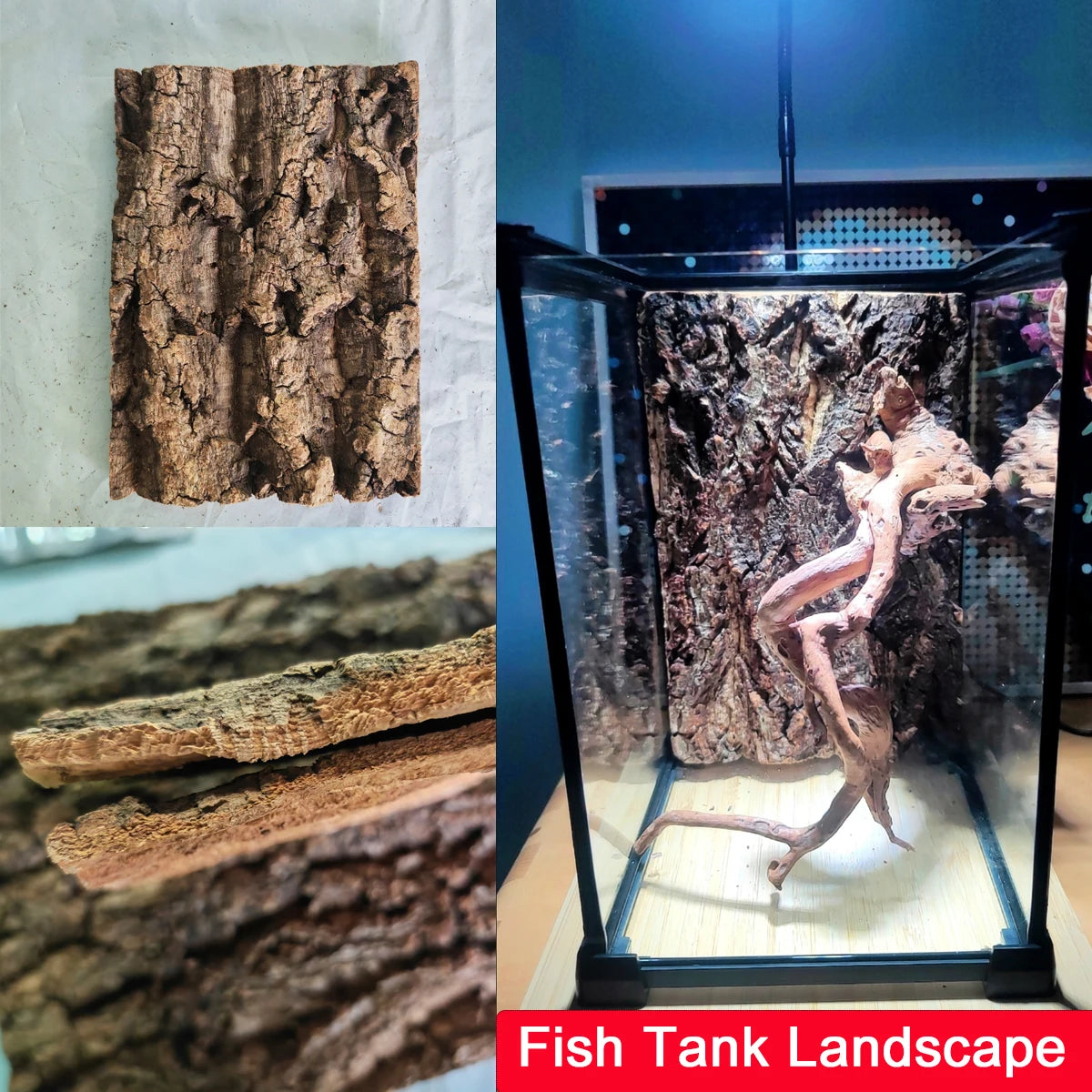 Natural 3D Driftwood for Large Aquariums: Authentic Fish Tank Ornaments - PlantedPro