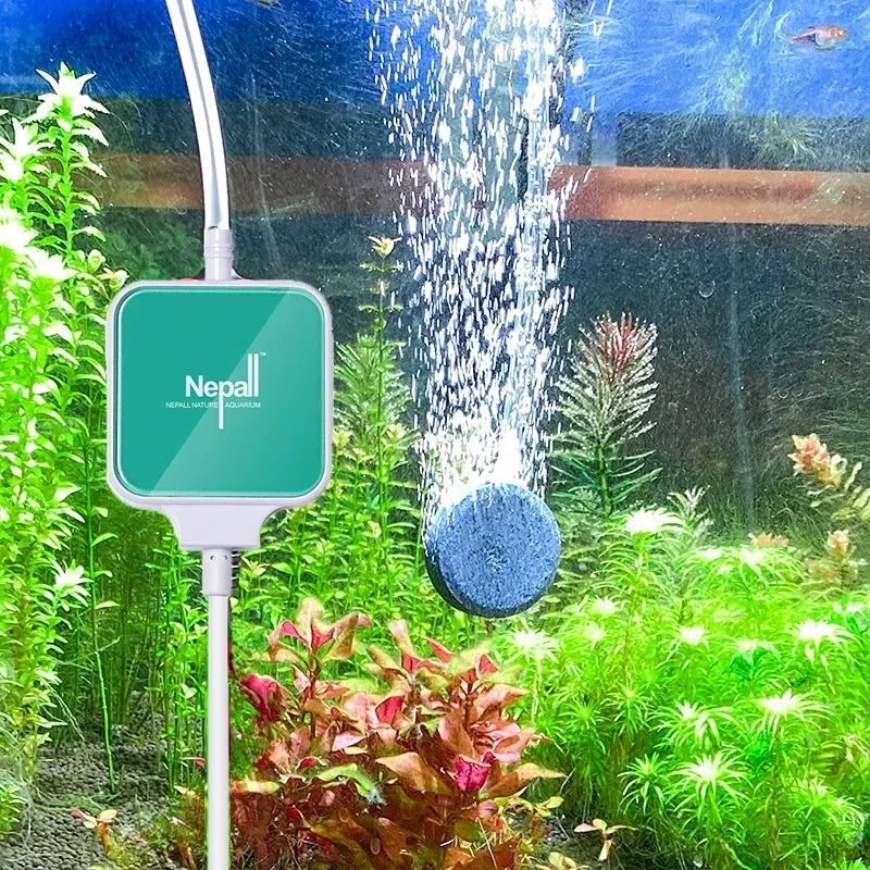 Nepall Ultra-Quiet Mini Oxygen Pump for Fish Tanks