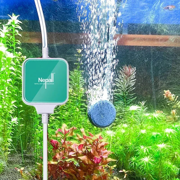 Nepall Ultra-Quiet Mini Oxygen Pump for Fish Tanks