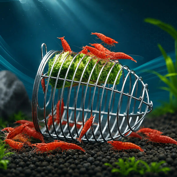 Shrimp Feeding Dish — Stainless Steel Food Bowl for Aquarium
