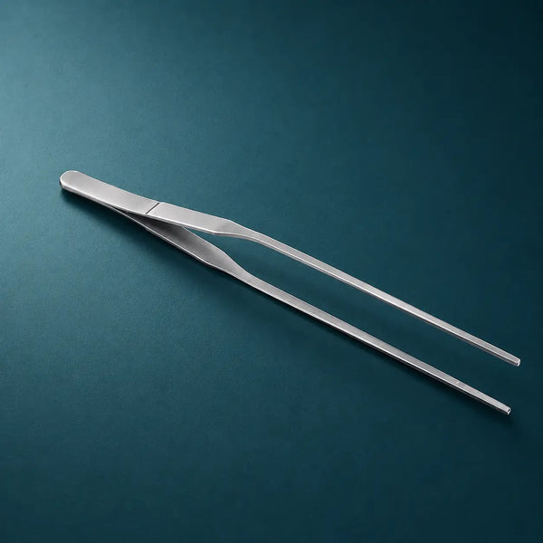 Straight Aquascaping Tweezers — Stainless Steel Planted Tank Tool