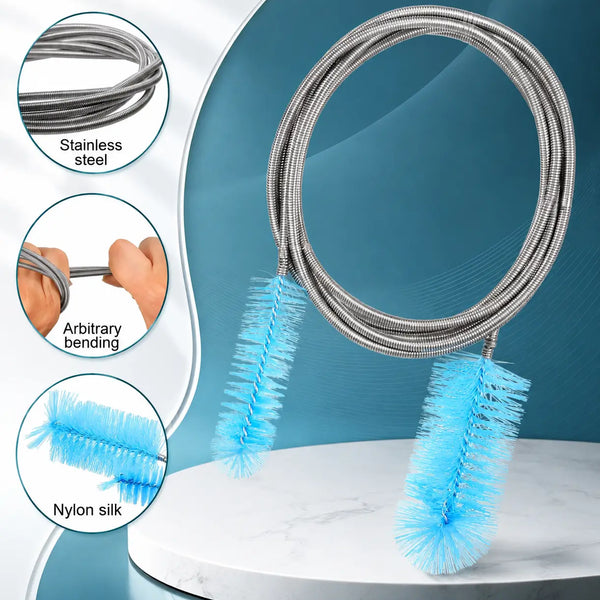Twin Cleaning Brush for Aquarium Pipe & Tubing — Multiple Sizes