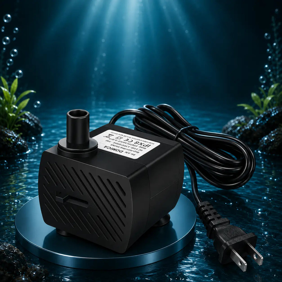 Ultra-Quiet Submersible Water Pump 2W/4W for Aquarium & Fountain