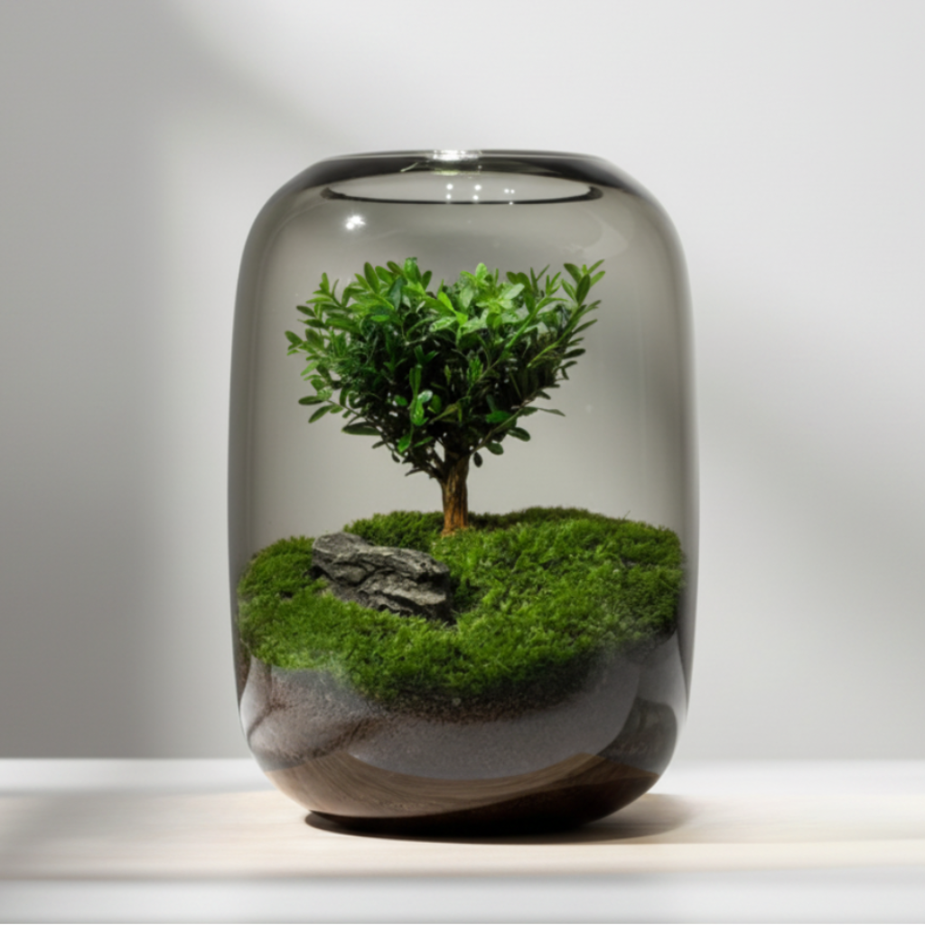 Tree of Life - Moss Microlandscape [Including Internal Plants + Decoration]