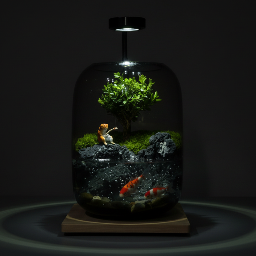 Veridian Haven Microecological Landscape [Including Internal Plants + Decoration]