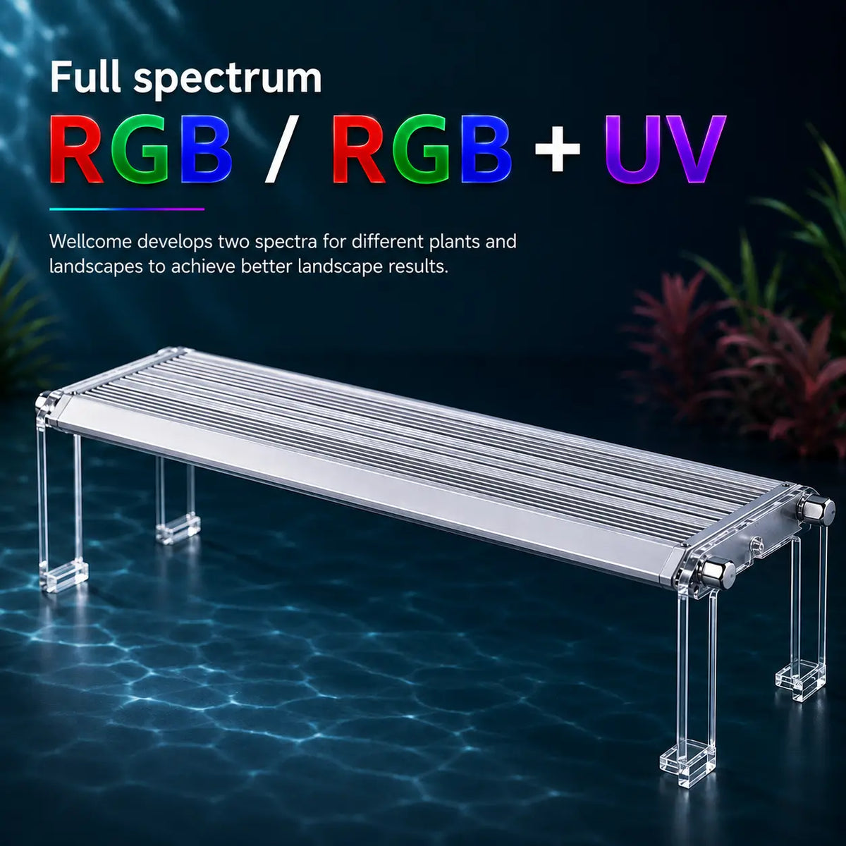 WEEK AQUA M Series LED Aquarium Light — App Control for Planted Tank