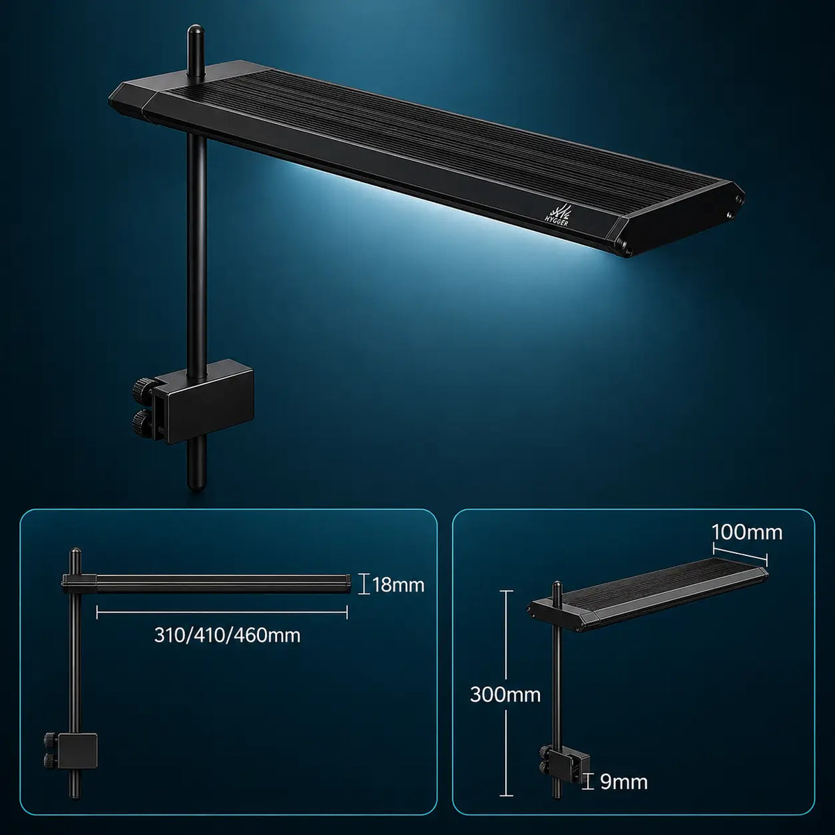 WEEK AQUA S Series RGB+UV Planted Aquarium Light — Full-Spectrum LED