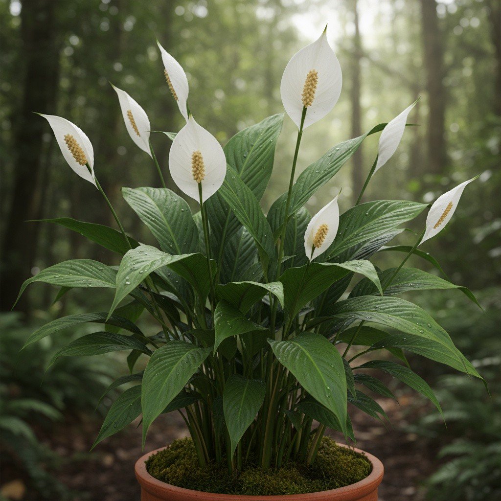 Brazilian Sword “Peace Lily” (Spathiphyllum sp)